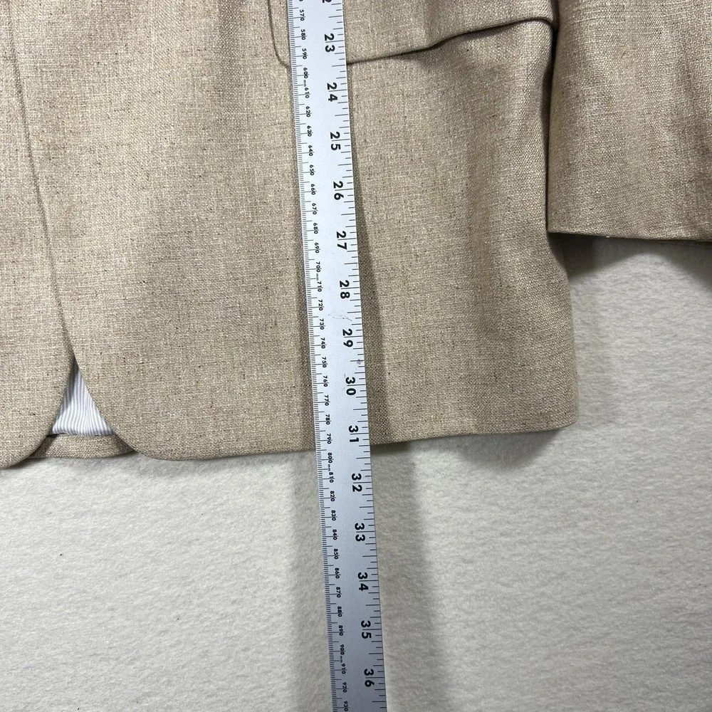 Jos A Bank Signature Collection Men's 42R 100% Silk‎ Blazer Tan Tailored Fit